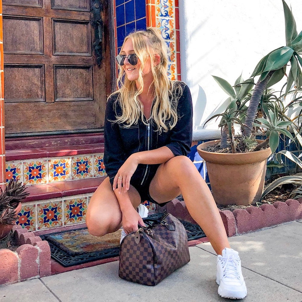 Contrast Stich utility Romper